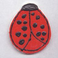 Ladybug Cookie and Fondant Cutter - Ann Clark - 3.6 Inches - US Tin Plated Steel N2