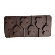 Dealglad Silicone Tray Pop Cake Stick Mould Lollipop Chocolate Party Cupcake Baking Mold (Smile) N9