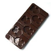 Dealglad Silicone Tray Pop Cake Stick Mould Lollipop Chocolate Party Cupcake Baking Mold (Smile) N10