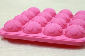 Dealglad Silicone Tray Pop Cake Stick Mould Lollipop Chocolate Party Cupcake Baking Mold (Smile) N13