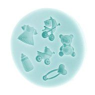 QINF DIY Baking 3D Cute Baby Wear Silicone Cake Soap Mold