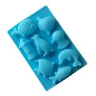 JLHua Dolphin Fish Molds for Hard Candy &amp; Chocolate Making Silicone Soap and Ice Cube Trays Party Buffet, Baking...