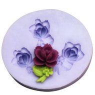 mini flower F0126 Fondant Mold Silicone Sugar mold Craft Molds DIY gumpaste flowers Cake Decorating