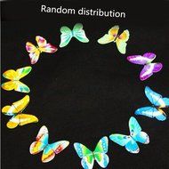 LeeQueen Edible Butterflies Cake Decorating Card Beautiful Butterfly Cake Variety Colors A Set Of 20(Random Distribution) N6