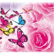 LeeQueen Edible Butterflies Cake Decorating Card Beautiful Butterfly Cake Variety Colors A Set Of 20(Random Distribution) N7