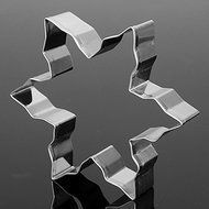 New Stainless Steel Star Snowflake Biscuit Cutter Cookie Fondant Cake Mould Icing Mold DIY Baking Tool N2