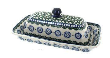 Polish Pottery Maia Butter Dish N2