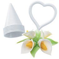 DUFUSTORE Icing Cake Decorating Fondant Paste Calla Lily Flower Cutter Former N2