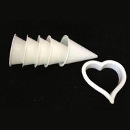 DUFUSTORE Icing Cake Decorating Fondant Paste Calla Lily Flower Cutter Former N4