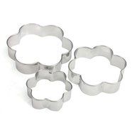Cake &amp; Cookie Cutters 12 Pcs Stainless Steel Flower Heart Biscuit Cake Cookied Mould Cutter N4