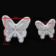 ASDOMO Butterfly Cake Fondant Decorating Sugarcraft Cookie Cutters Mold N2