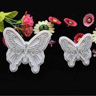 ASDOMO Butterfly Cake Fondant Decorating Sugarcraft Cookie Cutters Mold N4