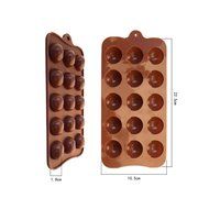 Funny Circle Eyeball Shape Chocolate Silicone Mold Baking Cake Decoration Mould