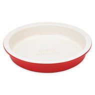 kate spade new york All In Good Taste 9-Inch Round &quot;Sweet Nothings&quot; Pie Dish in Red