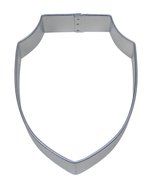 CybrTrayd RM-0850-12LOT R&amp;M Shield Plaque 4&quot; Cookie Cutter (Set of 12), Metallic