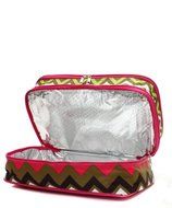 Chevron Print Casserole Carrier Brn N2