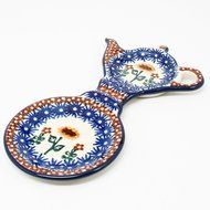 Polish Pottery Mug and Tea Bag Holder #1207