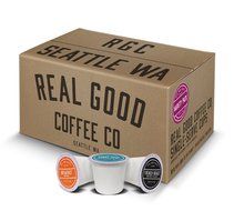 Real Good Coffee Co Recyclable K Cups, Variety Pack, Keurig 2.0 and 1.0 Compatible, 36 Single Serve Coffees