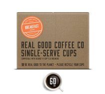 Real Good Coffee Co Recyclable K Cups, Variety Pack, Keurig 2.0 and 1.0 Compatible, 36 Single Serve Coffees N32