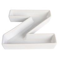 Ivy Lane Design Ceramic Greek Alphabet Dish, Zeta