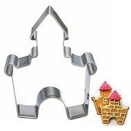 DIY Stainless Steel Castle Cake Cookie Cutter Baking Biscuit Fondant Cake Mold Tool N2