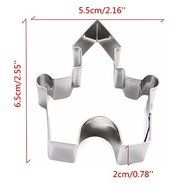 DIY Stainless Steel Castle Cake Cookie Cutter Baking Biscuit Fondant Cake Mold Tool N6