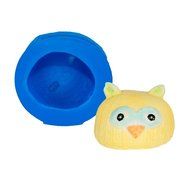 First Impression Molds B259 Owl Baby Hat Silicone Cake Decorating Mold, Large, Blue N2