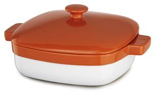 KitchenAid KBLR42CRER Streamline Ceramic 4.2-Quart Casserole Bakeware - Empire Red N5