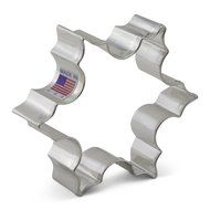 Ann Clark Snowflake Cookie Cutter - 3.5 Inches - Tin Plated Steel