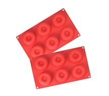 Artestia 6-round Nonstick Silicone Baking Mold for Biscuit, Muffin, Tart, Cake, Pie, Quiche, Pastry, Pudding,...