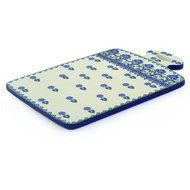 Polmedia Polish Pottery 12-inch Stoneware Cutting Board H9859E Hand Painted from Ceramika Artystyczna in Boleslawiec...
