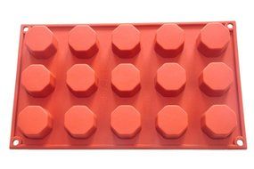 FOUR-C Kitchen Supplies Silicone Baking Pans Cake Molds Color Purplish Red