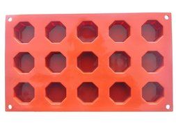 FOUR-C Kitchen Supplies Silicone Baking Pans Cake Molds Color Purplish Red N3