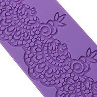"Flower Lace Mold Silicone Fondant Sugar Craft Wedding Cake Decorating Mould" shopping N5