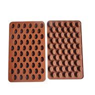 SUIE Baking Mold Coffee Bean Shape Silicone Cake Bread Chocolate Jelly Candy Baking Mould Craft Mold N3