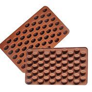 SUIE Baking Mold Coffee Bean Shape Silicone Cake Bread Chocolate Jelly Candy Baking Mould Craft Mold N4