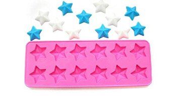 Five-Pointed Star Silicone Molds Diy Muffin Sweet Fondant Ice Moulds Candy Cake Stencil Bakeware Baking Tools