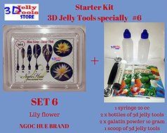 Starter Kit 3D Jelly Tools specially Type 6 - Lily flower