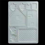 Beauty Clubs 3D House Door DIY Silicone Fondant Mould Cake Decoration Chocolate Cutter Mold N4