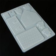 Beauty Clubs 3D House Door DIY Silicone Fondant Mould Cake Decoration Chocolate Cutter Mold N7