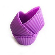 6-pack Reusable Mini Muffin Silicone Baking Cups Cupcake Bakeware Liners Case Molds Sets N3