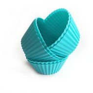 6-pack Reusable Mini Muffin Silicone Baking Cups Cupcake Bakeware Liners Case Molds Sets N5