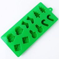 New Creative Christmas Tree Snowman Chocolate Muffin Cake Candy Baking Silicone Mold