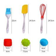 Hoomall 1 Set Baking Kitchen Set Includes Whisk Brush Spreader Muffin Cups(Rom Color) N8