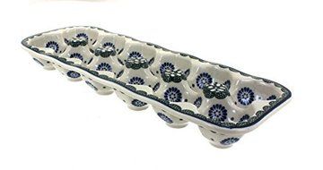 Polish Pottery Maia Egg Tray (12-Count)