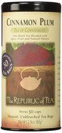 The Republic Of Tea Ginger Peach Black Tea, 50 Tea Bags, Premium Ingredients, Gourmet Longevity Tea N35
