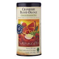 The Republic Of Tea Ginger Peach Black Tea, 50 Tea Bags, Premium Ingredients, Gourmet Longevity Tea N48