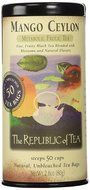 The Republic Of Tea Ginger Peach Black Tea, 50 Tea Bags, Premium Ingredients, Gourmet Longevity Tea N66