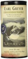The Republic Of Tea Ginger Peach Black Tea, 50 Tea Bags, Premium Ingredients, Gourmet Longevity Tea N77