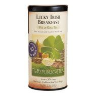 The Republic Of Tea Ginger Peach Black Tea, 50 Tea Bags, Premium Ingredients, Gourmet Longevity Tea N79